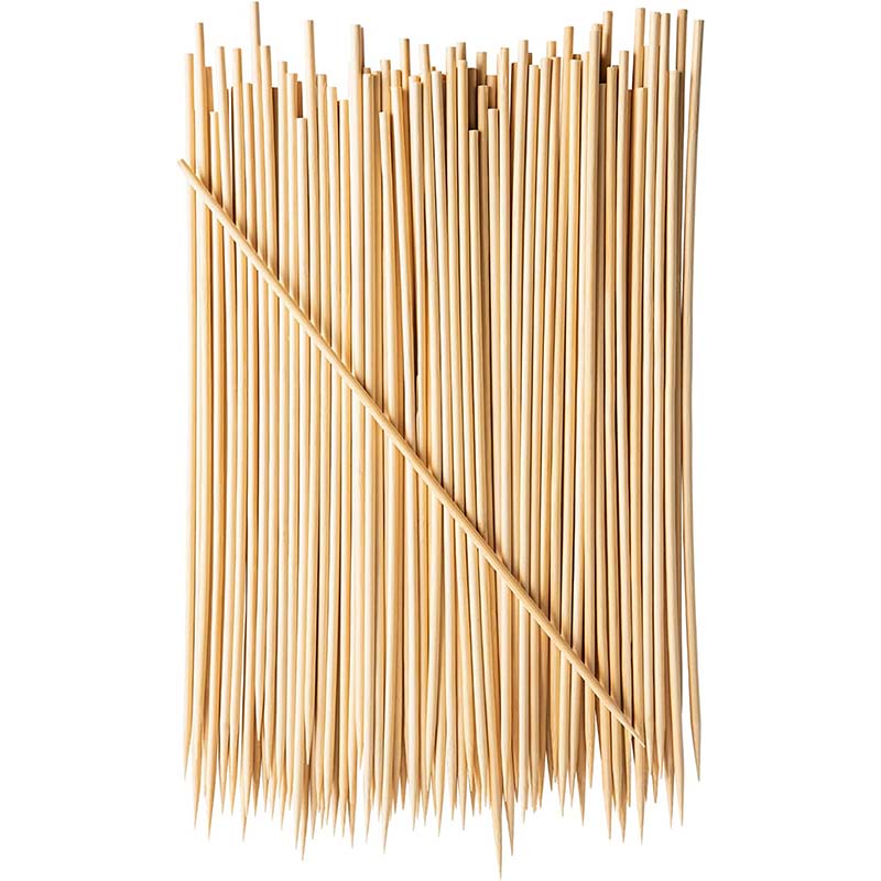 100Pcs 12-Inch Bamboo Skewers  - Corn Dog Stick review and price