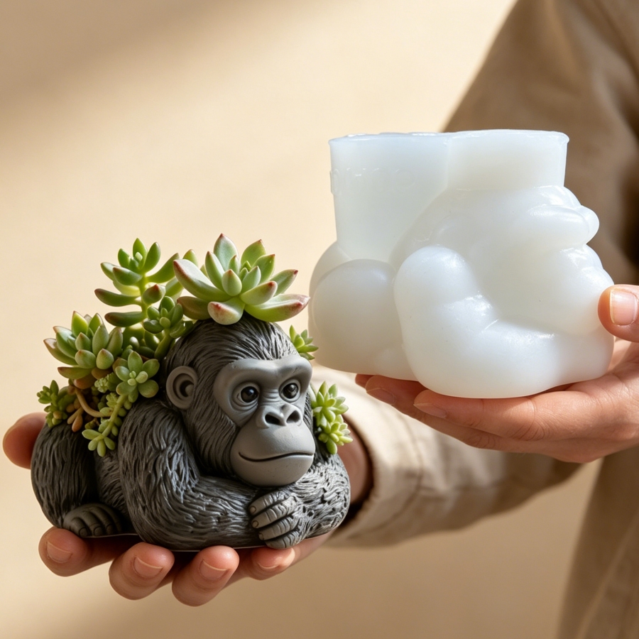 Lying nest gorilla succulent p - Potsticker Mold review and price